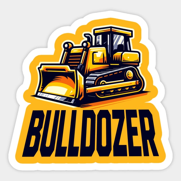 Is your toddler a Bulldozer? Sticker by Spagoo